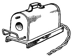 Рис. 27. Электрическая печь для нагревания щипцов