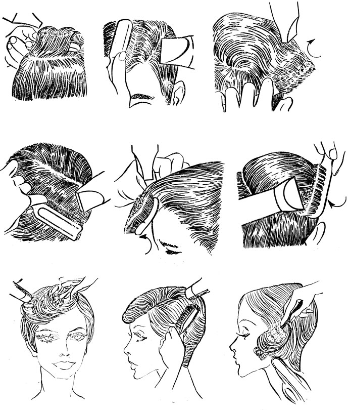методы укладки волос феном